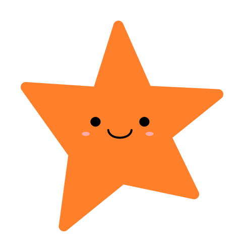 Estrella naranja
