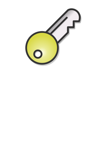 Vector Illustrasjon av en nøkkel