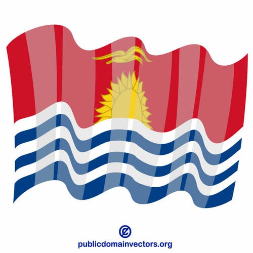 Kiribatis nationella flagga