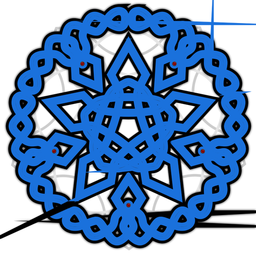 Image vectorielle décoration de tricotage