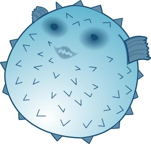 Immagine vettoriale Blowfish