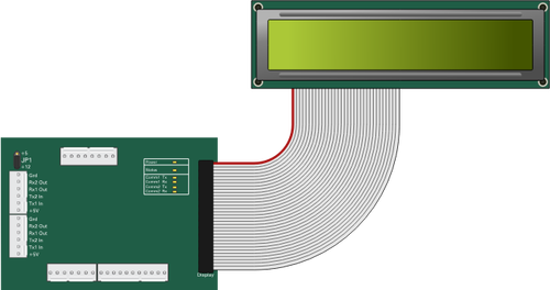 Beeld van LCD-beeldscherm