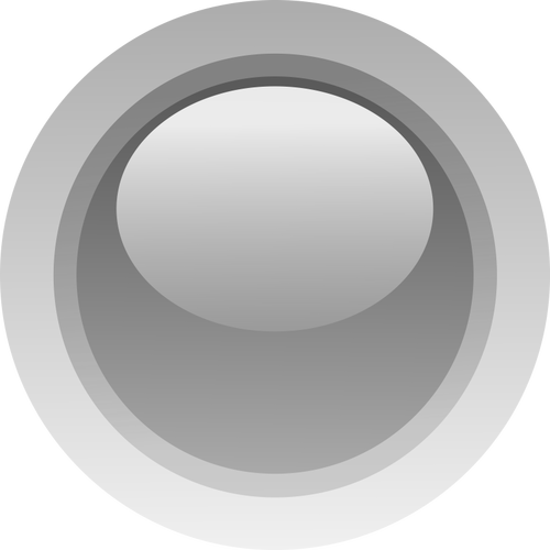 Finger size gray button vector graphics