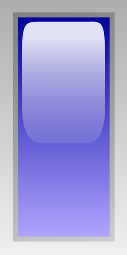 Rectangular blue box vector illustration