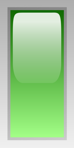 長方形の緑色のボックス ベクトル クリップ アート
