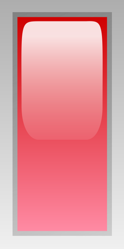Suorakulmainen punainen laatikko vektori ClipArt