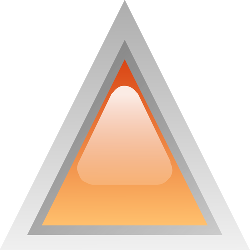Orange doprowadziły trójkąt wektor ilustracja