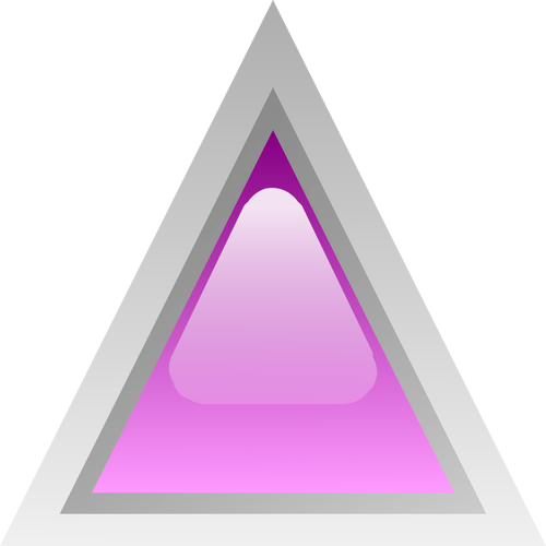 Led paars driehoekje vector illustraties