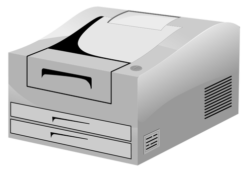 Imagem de vetor de ln impressora laser