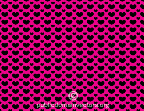 Hearts seamless pattern vector