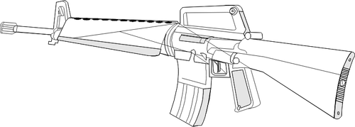M16 gun