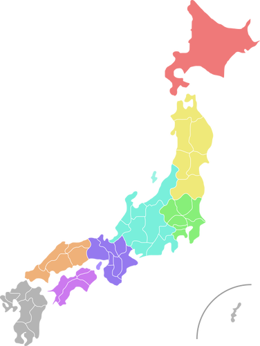 Mappa del Giappone