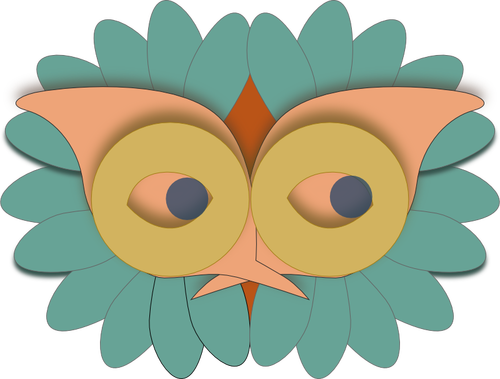 Bird mask vector image
