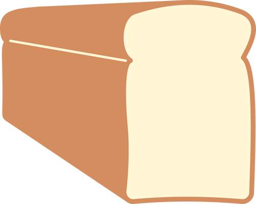 Leivän leipävektorikuva