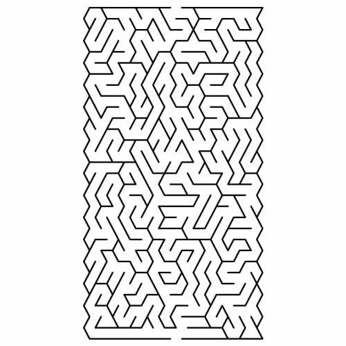 Labyrinthe des graphiques vectoriels