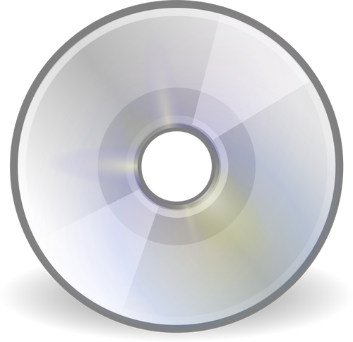 Ilustración de vector de icono CD/DVD