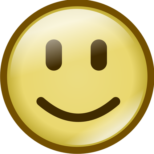 Vector image of simpe smiley