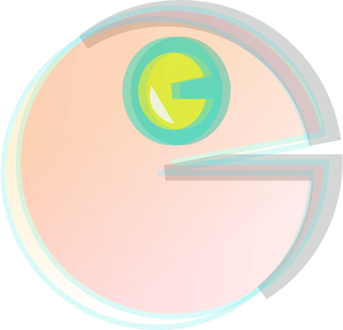 Pac-Man vektor icon