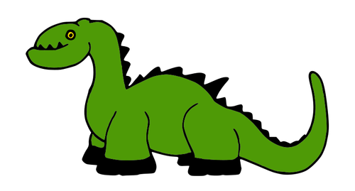 Dinosaurie leksak vektorbild