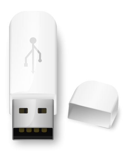 Imagem de vetor de ícone de unidade flash USB