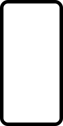 Vektor Klipart prázdné domino deska