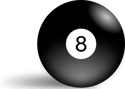 Ilustraţie vectorială de biliard mingea
