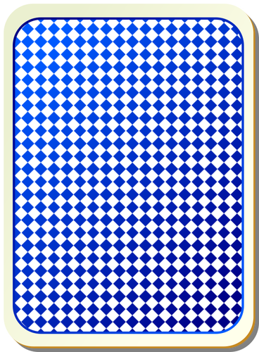Raster blau Spielkarte Vektor-Bild