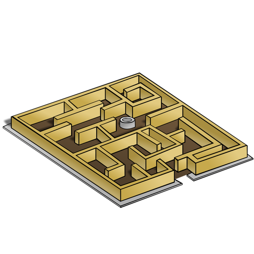 Imagem vetorial de labirinto