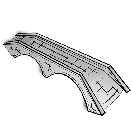 אבן גשר RPG מפה לסמל גרפיקה וקטורית