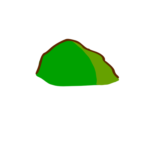 Hill mapa prvek vektorové kreslení