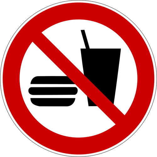 Aucun symbole de vecteur de Fast-Food