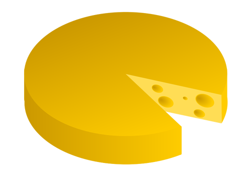 Grafica vettoriale di formaggio