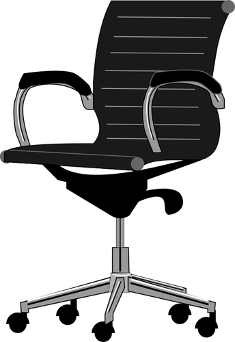Escala de cinza de cadeira de escritório