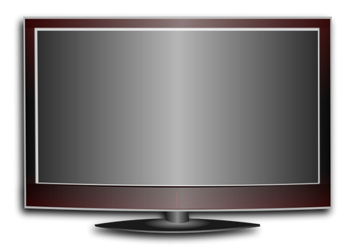 Moderna TV vektor illustration