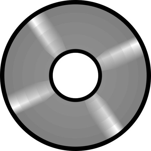 Vector disco óptico de la imagen