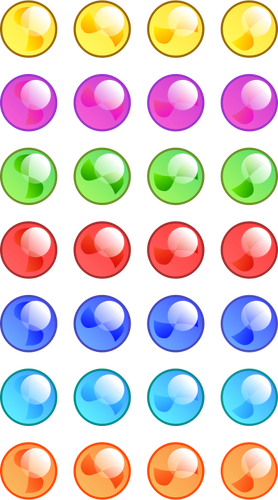 7 x 5 strălucitoare marmura colorata grafică vectorială
