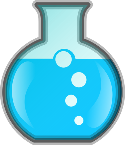 Vektortegning lab kjemiske ikon