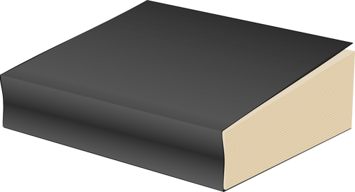 Vectorul ilustraţie de carte hardback