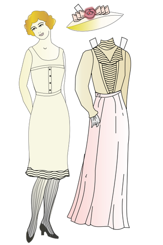 Paper doll image