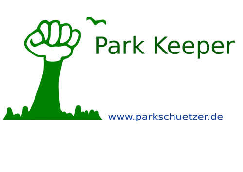 Park-Keeper-Poster-Vektor-illustration