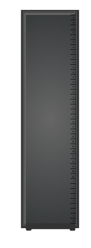 Illustrazione vettoriale di server rack