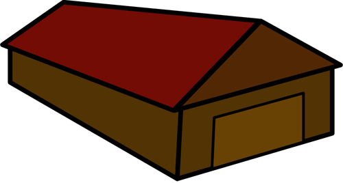 Мультфильм векторное изображение дома
