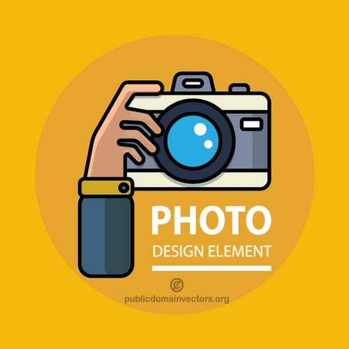 Elemento de design de fotografia