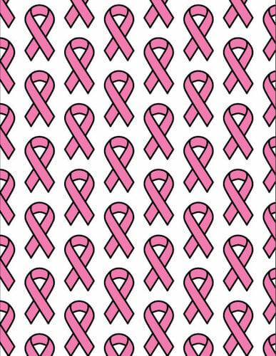 Pink ribbon pattern