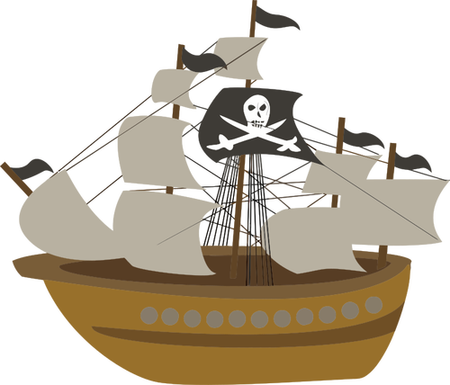 Piraten Boot Bild