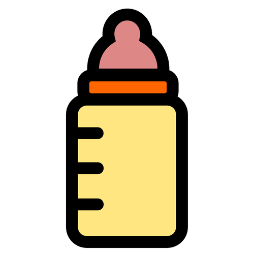 رمز زجاجة الطفل المتجه