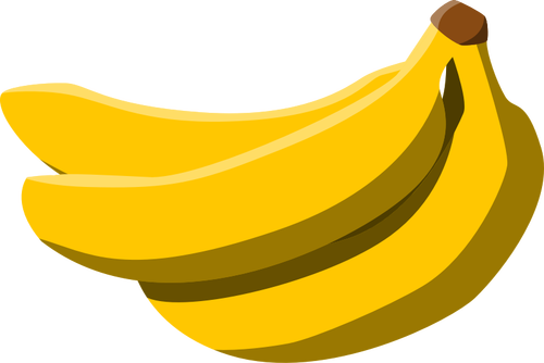 Batch van bananen pictogram vector afbeelding