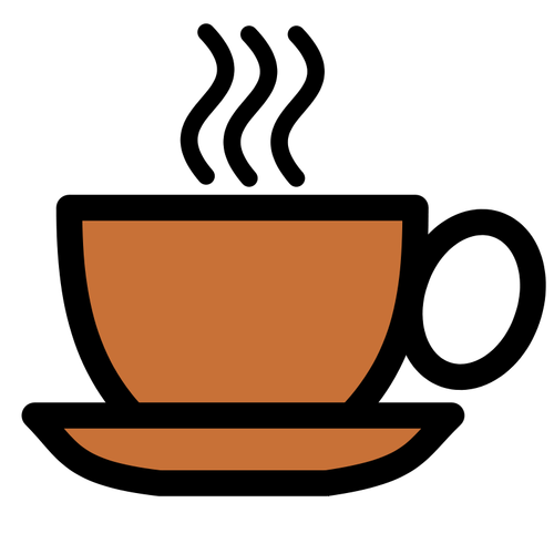 Icono de una taza de café de Vector