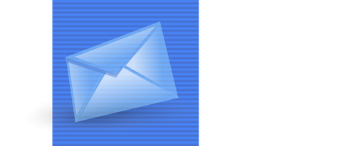 Blue background e-mail computer icon vector drawing