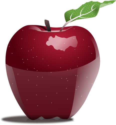 Фотореалистичные векторное изображение яблока